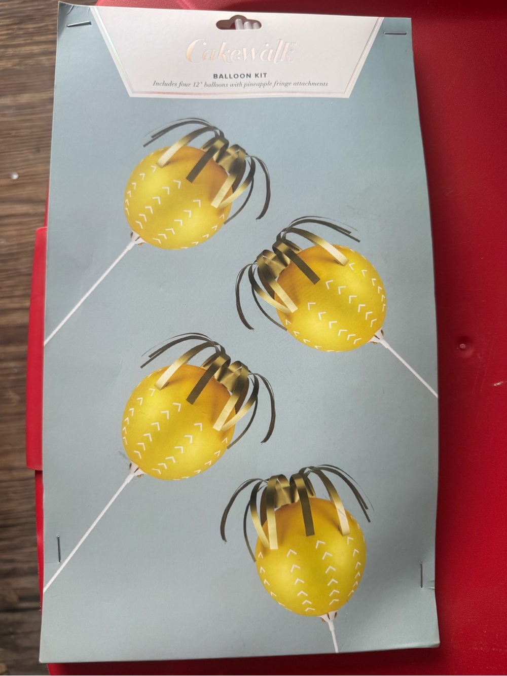 New The Cakewalk Pineapple Balloon Kit includes four 12-inch yellow. Party- Deco